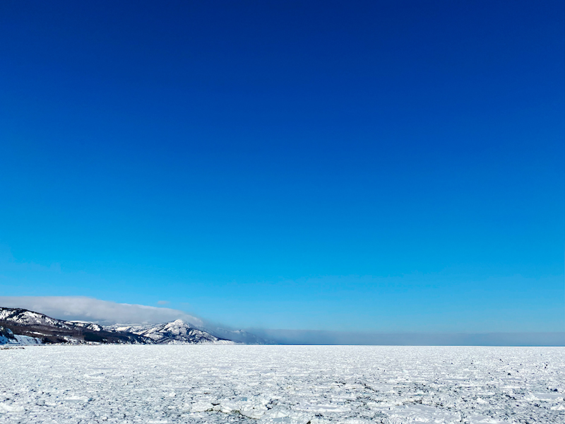 海を埋めつくす流氷